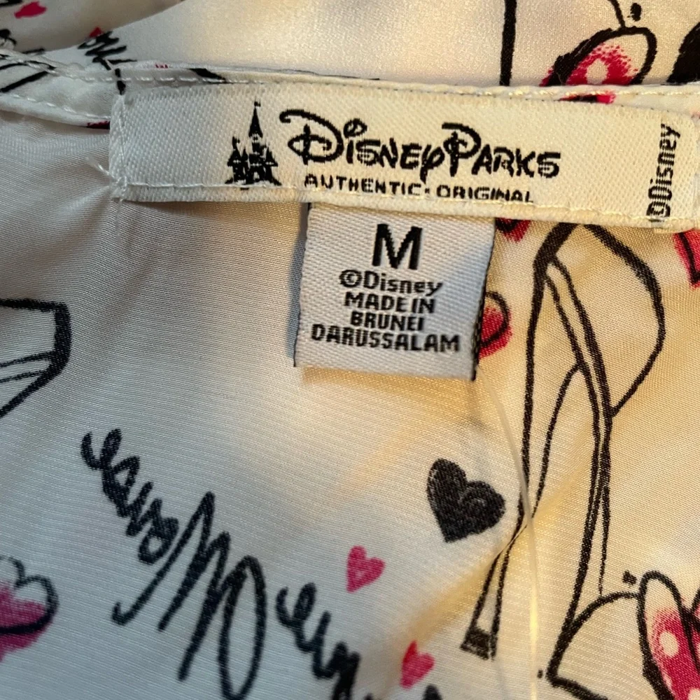 NWT Disney Parks Authentic Original Minnie Mouse sleeveless blouse - Picture 14 of 15